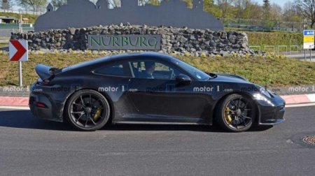 Будущий Porsche 911 GT3 проходит тесты на Нюрбургринге - «Автоновости»
