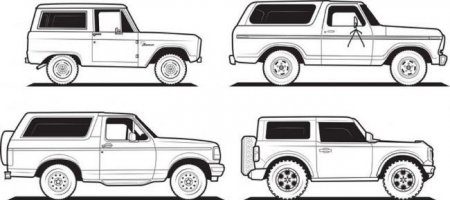 Cравниваем Ford Bronco 2021 года с его предком из 60-х - «Автоновости»