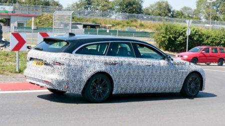 Jaguar XF Sportbrake в камуфляже засняли на тестовых заездах в Нюрбургринге - «Автоновости»