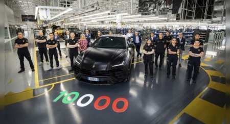 Lamborghini выпустили 10-тысячный кроссовер Urus - «Автоновости»