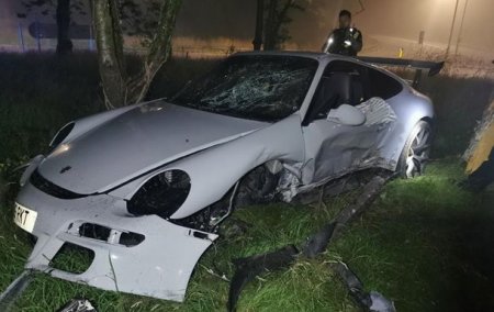 Подросток угнал Porsche за £82 тысячи и разбил его - «ДТП»