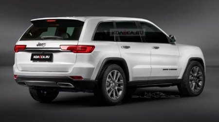 Появились первые рендеры нового Jeep Grand Cherokee - «Автоновости»