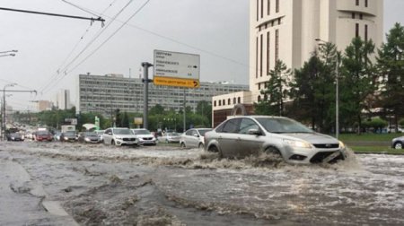 Синоптики прогнозируют новый потоп на дорогах Москвы 14 июля - «Автоновости»