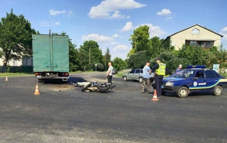 В Харьковской области в ДТП с грузовиком погиб мотоциклист - «ДТП»