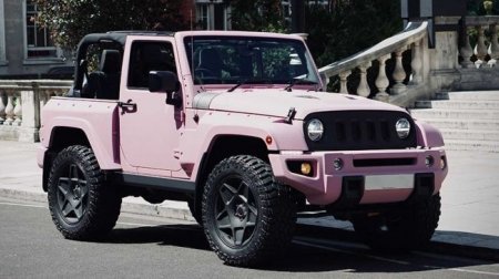 В продаже появился Jeep Wrangler розового цвета, названный «Мамина машина» - «Автоновости»