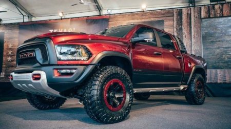 На тизере можно послушать работу двигателя нового пикапа Ram 1500 TRX - «Автоновости»