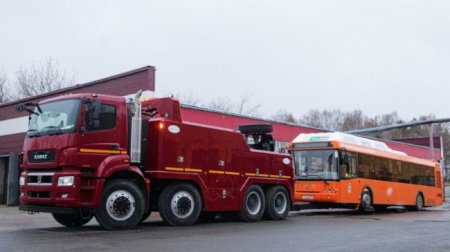 Подмосковный автобусный перевозчик получил новые КАМАЗы-эвакуаторы - «Автоновости»