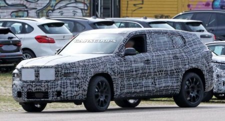 Шпионы запечатлели прототип BMW X8 в камуфляже - «Автоновости»