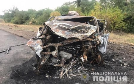 В ДТП на Запорожье два человека погибли в горящем автомобиле - «ДТП»