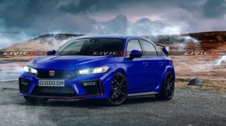 Новый Honda Civic Type R появился на снимках после утечки патентных изображений - «Автоновости»