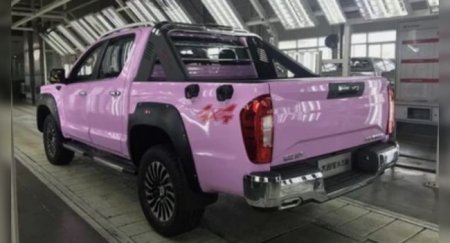 Китайский Foton запустил производство копии пикапа Ford F-150 в розовом цвете - «Автоновости»